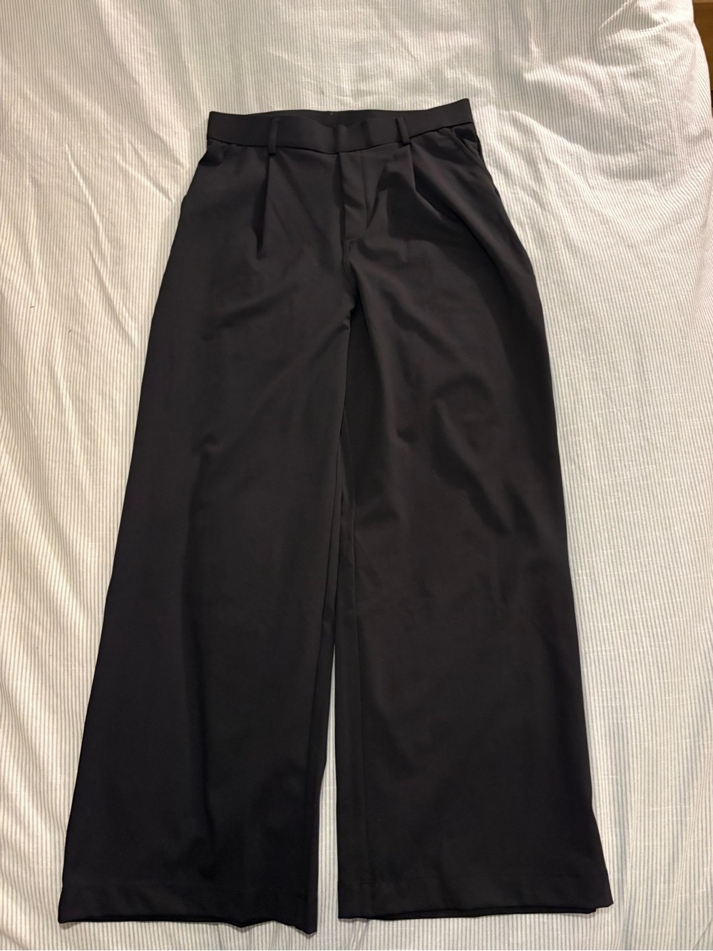 HALARA Wide Leg High-Rise Pants in Black